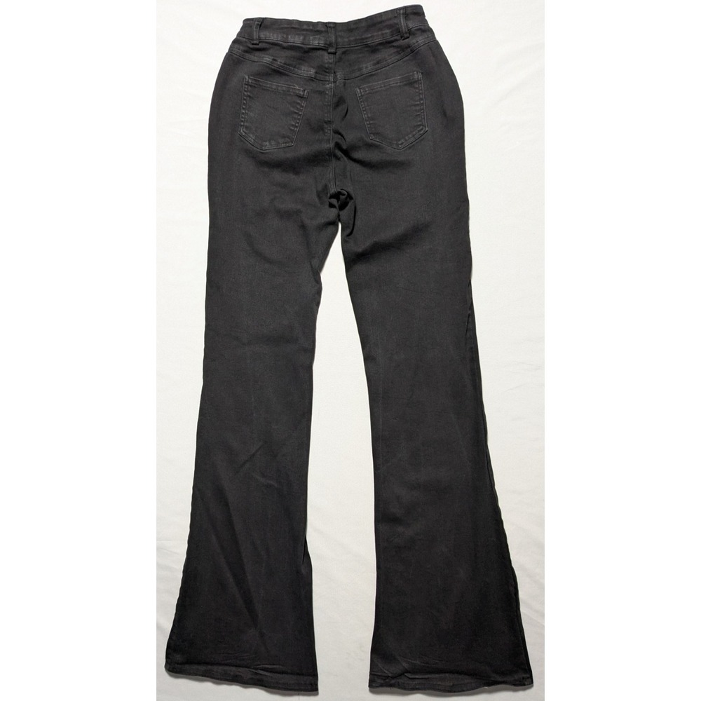 I.AM.GIA QUINN FLARE FLAME Black Stretch Denim Jeans - Women Small - Picture 13 of 16